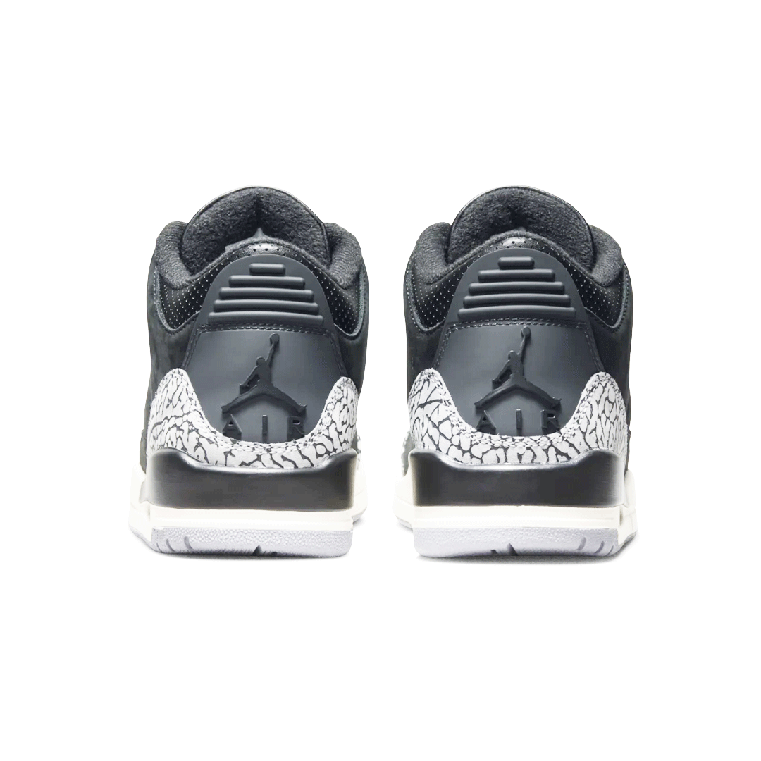 NIKE WMNS AIR JORDAN 3 RETRO CK9246-001 OFF NOIR/BLACK-SAIL-CEMENT GREY