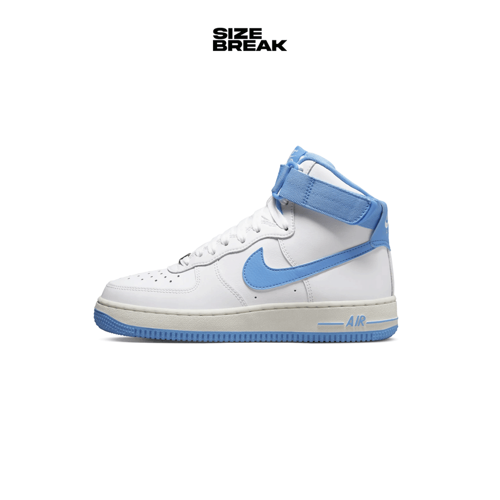 NIKE WMNS AIR FORCE 1 HIGH OG QS DX3805-100 WHITE/UNIVERSITY BLUE-SAIL