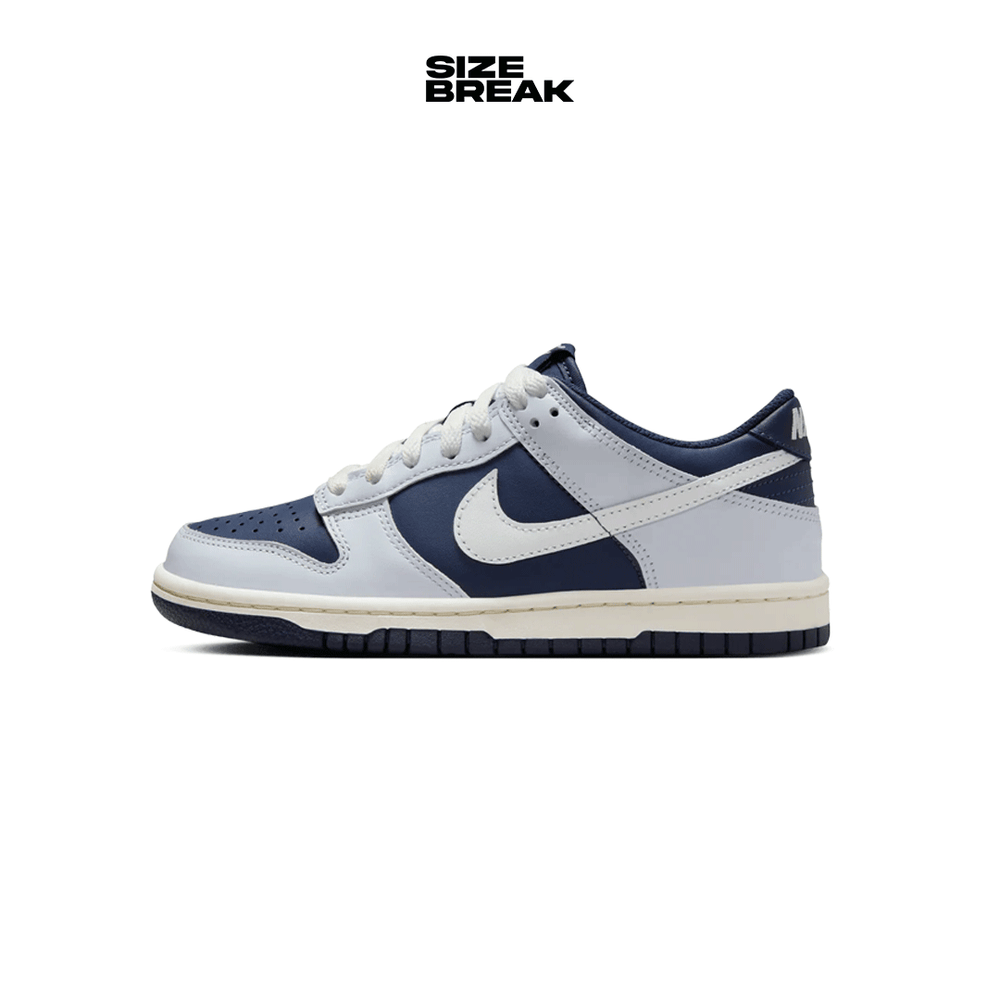 NIKE DUNK LOW (GS) FB9109-002 FOOTBALL GREY/SUMMIT WHITE-MIDNIGHT NAVY