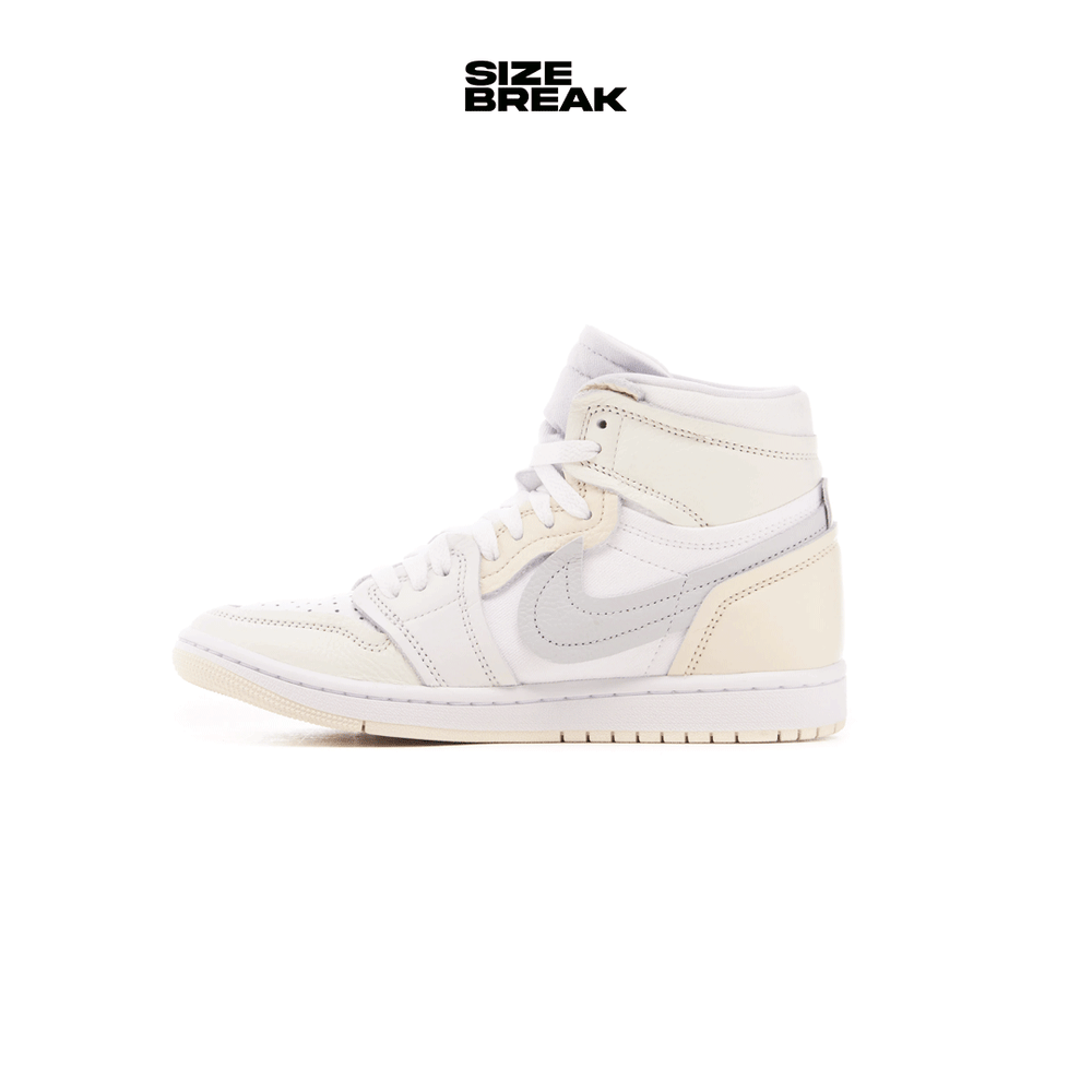 NIKE WMNS AIR JORDAN 1 MM HIGH FB9891-100 WHITE/PURE PLATINUM-SAIL-COCONUT MILK